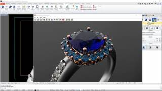 RhinoGold 57  Batch Rendering [upl. by Herahab]