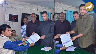 Akbaruddin Owaisi Nooruddin Owaisi files nomination from Chandrayangutta [upl. by Enihpets966]