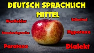 Sprachliche Mittel  Stilistische Figuren  Sprachmittel  Epische Texte analysieren [upl. by Klatt431]