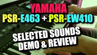 Yamaha PSRE463  Voices Demo amp Review PSR EW410 [upl. by Sac]