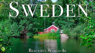 Sweden 4K Nature Relaxation Film  Meditation Relaxing Music  Amazing Nature [upl. by Plume]