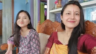 मंगलवार Special Jwng ma ma kalamkw 🤔🤭❤️Bodo Sisters ❤️ [upl. by Hansel570]