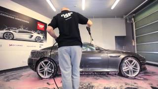 CLEAN CAR DETAILING  CLEANCAR COATING  SELF HEALING  ASTON MARTIN DB9 DETAILING [upl. by Herrick]