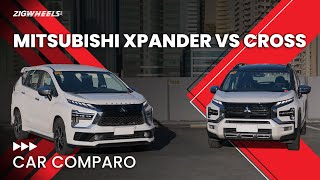 2024 Mitsubishi Xpander Cross vs Xpander Comparo  ZigwheelsPh [upl. by Skiest]