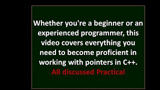 Mastering Pointers in C Everything You Need to Know  part 1 [upl. by Brook]