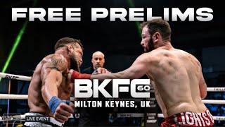 🔴 LIVE Bare Knuckle Fighting Championships 60 Prelims  boxing livestream [upl. by Enelhtac410]