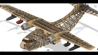 Building a electric powered C123 Provider RC model airplane 112 scale 280m wingspan [upl. by Barnett494]