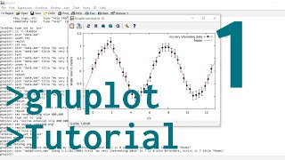 gnuplot Tutorial 1 basic Plotting tips amp tricks errorbars png output [upl. by Halyk39]