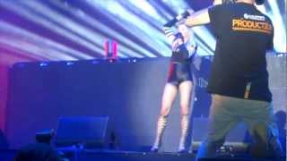 Madonna Introducing Avicii Front Row HD Live  Ultra Music Festival 3242012 [upl. by Tiffany]