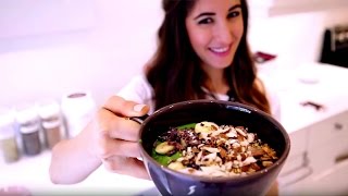 Tropical Green Smoothie Bowl Recipe Video [upl. by Newbill]