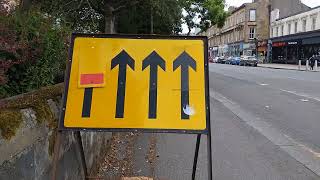 Roadworks at Charing Cross Glasgow Scotland UK [upl. by Ellehctim]