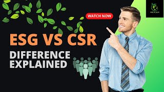 ESG and CSR  Difference Explained  Learn Quickly esg csr sustainability climatechange social [upl. by Reeher]