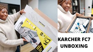 Unboxing Karcher FC7 Got A New Cleaning Machine After They Couldnt Repair My Old One [upl. by Annaihs]