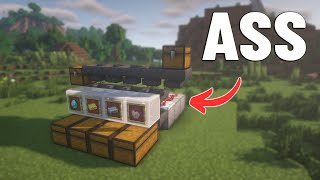 NEW UPDATED Minecraft Automatic Sorting System 121 Tutorial [upl. by Zarah405]