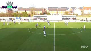 Salisbury FC v Poole Town Highlights [upl. by Ynnhoj]