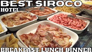 BEST SIROCO Hotel BENALMADENA What can EAT for BREAKFAST LUNCH and DINNER Spain COSTA DEL SOL [upl. by Eelarat414]