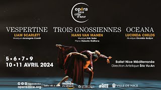 Teaser Ballet Ocean Vespertine Trois Gnossiennes avril 2024 [upl. by Blanch]