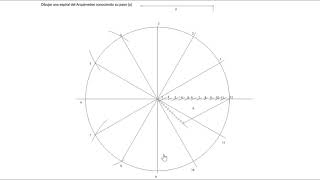 Dibujar una espiral de Arquímedes de 12 puntos a partir del paso 🌊🌊🌊🍭🍭🍭 [upl. by Adlaremse]