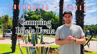 Camping Bijela Uvala Chorwacja  plaże baseny sanitariaty place zabaw i inne atrakcje [upl. by Luapnaej598]