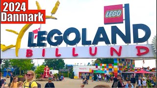 andra dags besök LEGOLAND Billund Danmark Attraktionsland 2024  First Legoland in Denmark [upl. by Benge252]