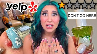 Going To THE WORST 1 Star NAIL SALON [upl. by Achilles]