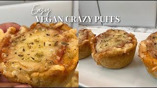 VEGAN CRAZY PUFFS  QUICK AND EASY RECIPE  THE NICOLE [upl. by Tarra]