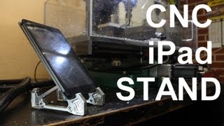 CNC Mill  Billet aluminium iPad stand project [upl. by Hyacintha]