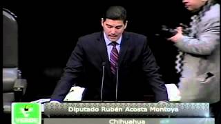 Dip Rubén Acosta PVEM  Ley Federal de Competencia Económica [upl. by Sabsay199]