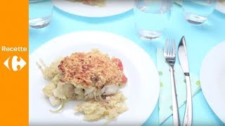 Une recette de parmentier de poisson savoureux avec sa purée [upl. by Ppik]