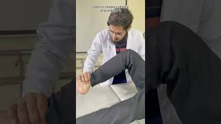 McMurrays Test  Knee Menisci Injury physiotherapy specialtests viral youtubeshorts reel [upl. by Notsew]