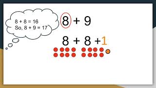 Using Doubles Fact to Solve Near Doubles Facts [upl. by Chrissa780]