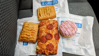 GREGGS mukbang [upl. by Anahsor]