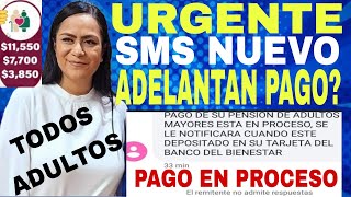 📢Adelanta💰 PAGO pensión Bienestar ⭕Adulto 65 y Discapacidad🔉 nuevo SMS a tu 📳celular [upl. by Florio986]