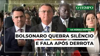 Assista ao discurso de Bolsonaro após derrota nas eleições [upl. by Emyle923]