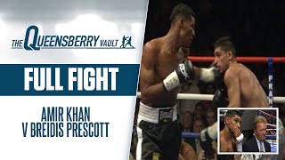 AMIR KHAN v BREIDIS PRESCOTT  SHOCK ONE ROUND KO amp IMMEDIATE INTERVIEW  THE QUEENSBERRY VAULT [upl. by Redan]