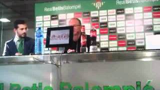 Rueda de prensa Pepe Mel BetisLevantemp4 [upl. by Gad]