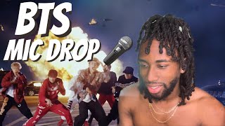 BTS MIC DROP REACTION  Steve Aoki Remix  Official MV [upl. by Enilkcaj505]