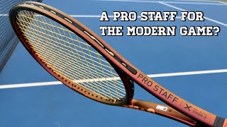 Wilson Pro Staff X V14 2023 tennis racquet  racket review [upl. by Octavla]