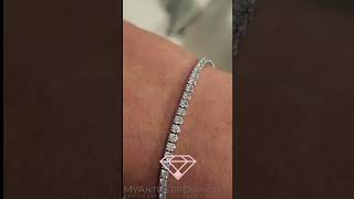 420 Ct Diamond Tennis Bracelet [upl. by Jorey]