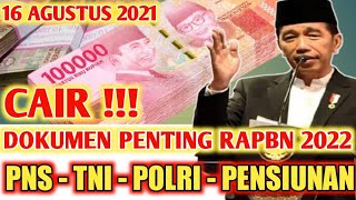 DOKUMEN PENTING DALAM RAPBN 2022‼️INI SURAT EDARAN TERBARU TENTANG GAJI PNS DAN PENSIUNAN‼️ [upl. by Lenoyl679]