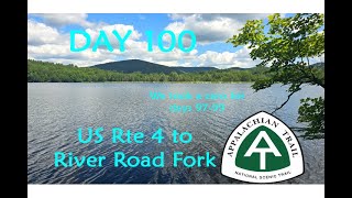 Day 100 Appalachain Trail thru hike Vermont Thundering Falls [upl. by Stanzel718]