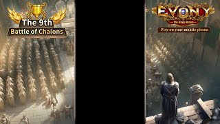 Evony Battle Of Chalons  Season 9  Major League  Peak of Glory [upl. by Miko607]