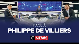 Face à Philippe de Villiers  29 mars 2024 CNews [upl. by Kcirted]