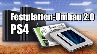 PS4 FestplattenUmbau 20 Modding Playstation 4 deutsch [upl. by Hanima]