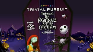 Trivial Pursuit The Nightmare Before Christmas Quick Play Collectors Edition from USAopoly [upl. by Lore]