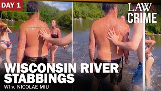 Disturbing Video Shows Wisconsin River Stabbings That Left Teen Dead — Day 1 [upl. by Beaulieu]