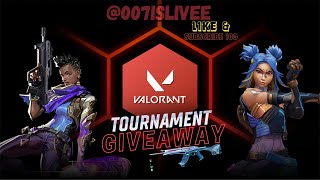 Custom Tournament  Valorant India 007islivee Road to 100 [upl. by Gilbye248]