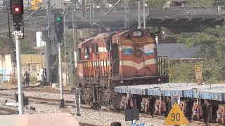 DERATED ALCO Arrival amp Departure  CLASSIC HONK amp CHUGGING  Indian Railways [upl. by Flanagan958]