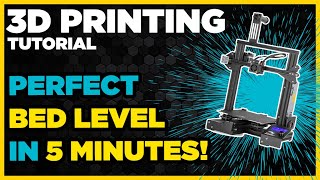 How to Level Your Ender 3 Bed in 5 Minutes or Less  3D Printing Tutorial [upl. by Fuld]