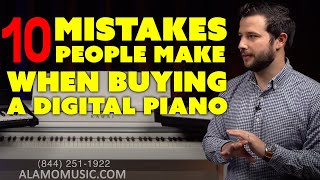 Top 10 Mistakes When Buying Digital Pianos [upl. by Dhiman]